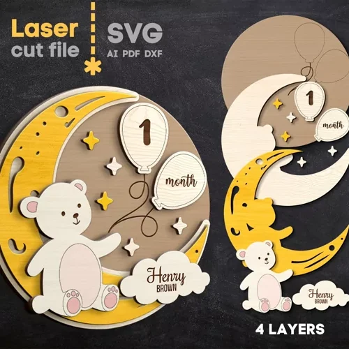 letrero-con-nombre-de-bebe-osito-creativo-digital Letrero Con Nombre De Bebe Osito Creativo Digital